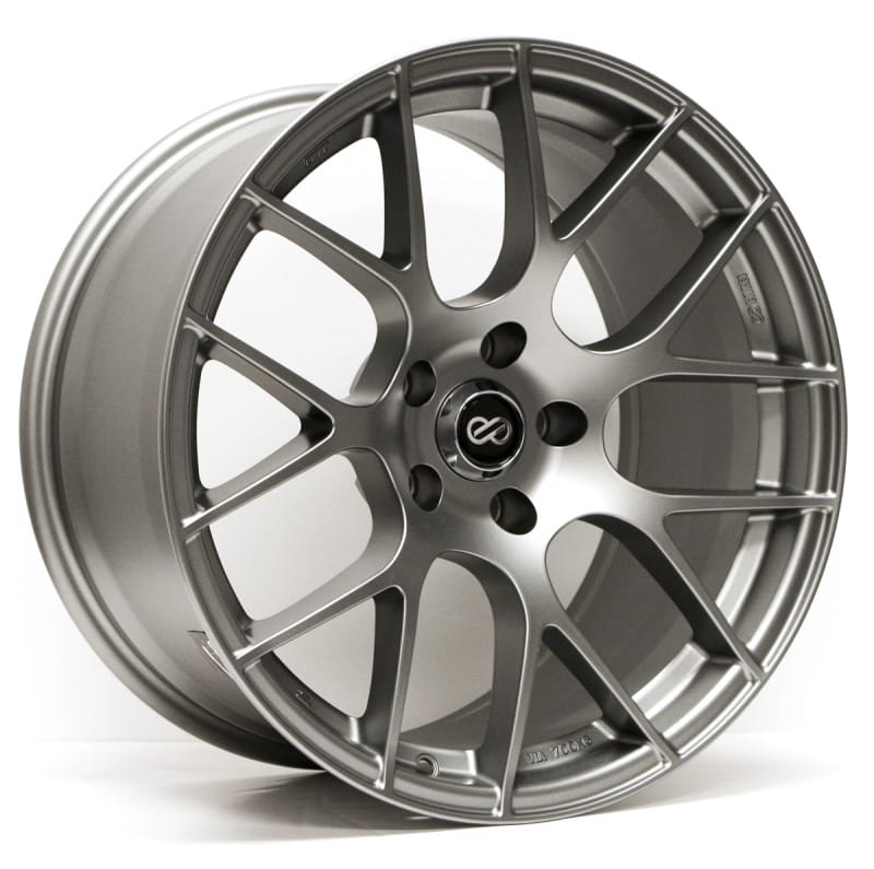 Enkei — Enkei Raijin 18x8 42mm Offset 5x120 Bolt Pattern 72.6 Bore Diameter Gunmetal Wheel