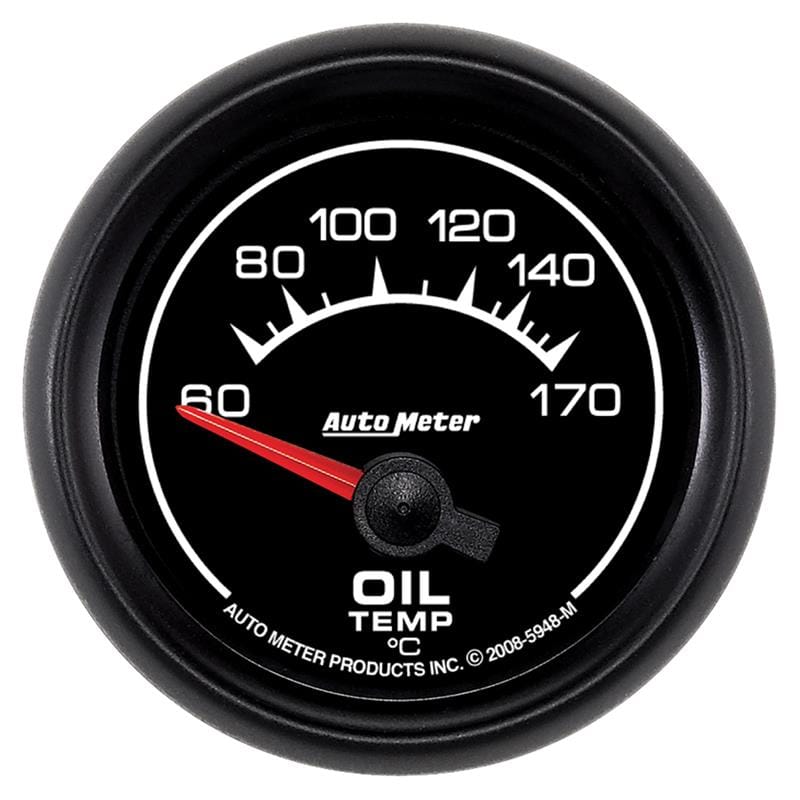 AutoMeter — Autometer Gauge Oil Temp 2 1/16 in. 60-170C Electric ES
2" OILT 170C ELEC ES