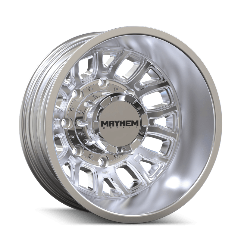 Mayhem — Mayhem 8107D Cogent Dually 17x6.5 / 8x200 BP / -142mm Offset / 142mm Hub Polished Wheel
MAYHEM 8107D