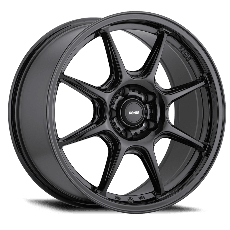 Konig — Konig Lockout 17x8 5x114.3 ET43 Gloss Black