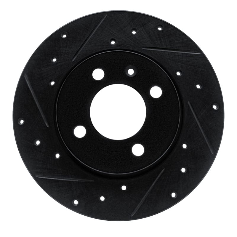 R1 Concepts — R1 84-97 Audi Coupe Front Left Drilled & Slotted Black Brake Rotor
R1 Brake Rotor Drill