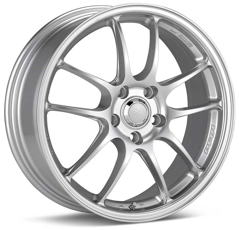 Enkei — Enkei PF01 18x8 5x114.3 45mm offset Silver Wheel 08-10 Subaru STI/06-10 Civic Si