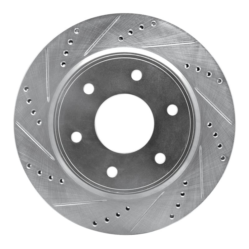 R1 Concepts — R1 05-07 Infiniti QX56 Front Left Drilled & Slotted Silver Brake Rotor
R1 Brake Rotor Drill