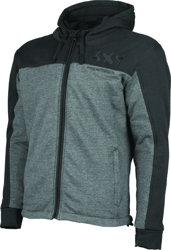 Speed and Strength — Speed and Strength Hammer Down Armored Hoody Black/Grey - 3XL