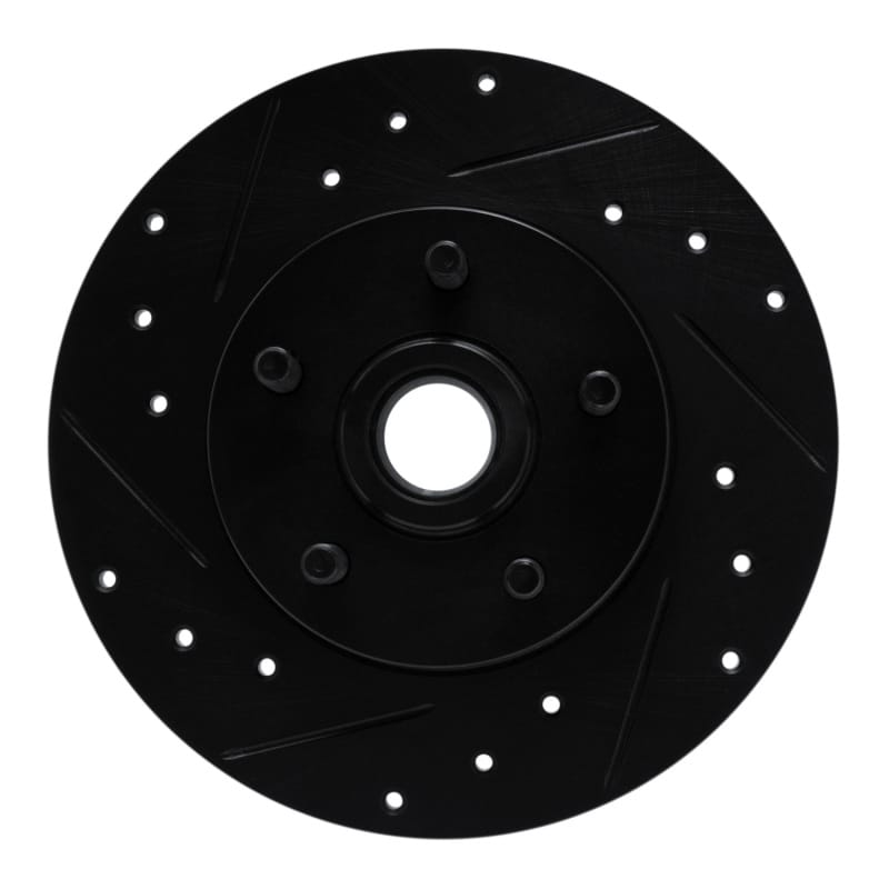 R1 Concepts — R1 84-87 Pontiac Fiero Front Left Drilled & Slotted Black Brake Rotor
R1 Brake Rotor Drill
