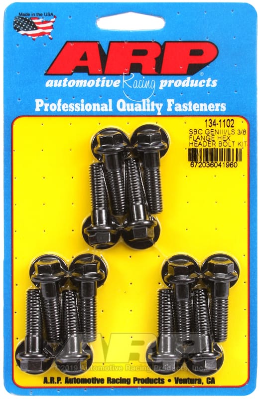 ARP — ARP Chevy LS 3/8in Flange Hex Header Bolt Kit