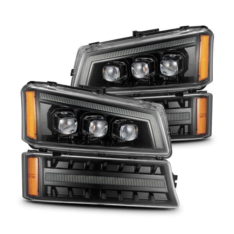 AlphaRex — AlphaRex 03-06 Chevy Silverado 1500/2500HD/3500HD/Avalanche Alpha-Black NOVA LED Proj Headlights
Projector Headlights