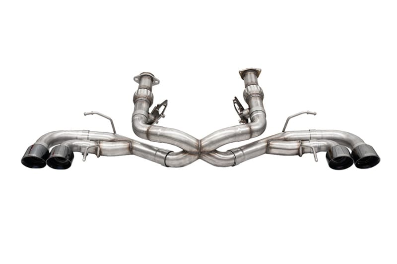 CORSA Performance — Corsa 2020-25 Corvette C8 3in Xtreme Cat-Back Exhaust 4.5in Black Quad Tips - Deletes stock AFMValve
Exhaust