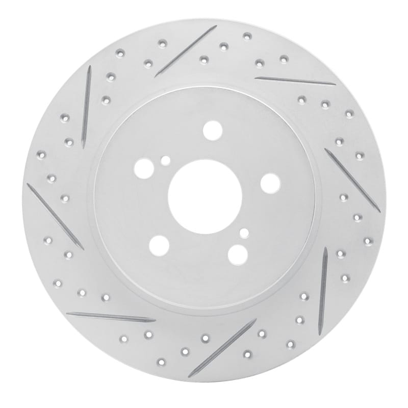 R1 Concepts — R1 11-17 Lexus Ct200H Rear Left Drilled & Slotted Geo-Carbon Rotor