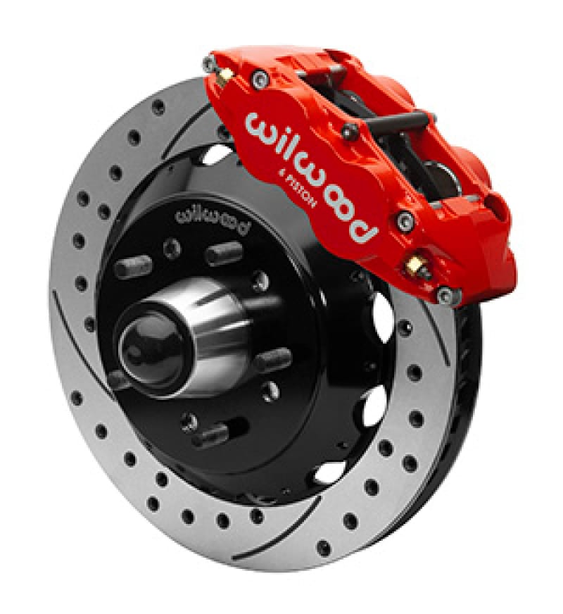 Wilwood — Wilwood Forged Narrow Superlite 6R Front Big Brake Kit 13.06in Drilled Rotors 88-98 C1500 - Red
BRAKE KIT