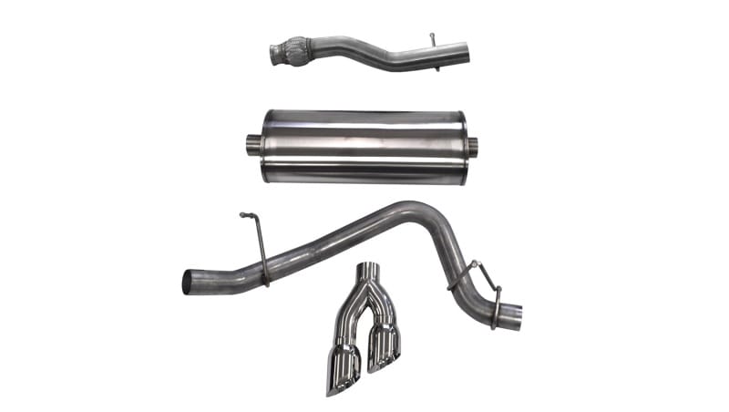 CORSA Performance — Corsa 2015-2020 GMC Yukon XL 1500 5.3L V8 3in Cat-Back Single Side Exit Twin 4in Polished Tips
Exhaust