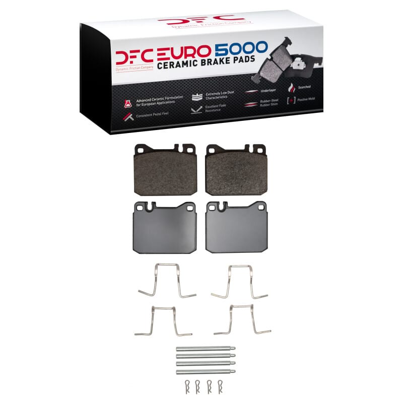 DFC — DFC 73-79 Mercedes-Benz 280SE Front Euro 5000 Ceramic Brake Pads and Hardware Kit
DFC EURO Pads + HW