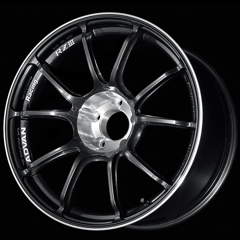 Advan — Advan RZIII 18x9.5 / +35 Offset / 5x114.3 BC / 73mm Bore / Black Gun Metallic & Diamond Cut