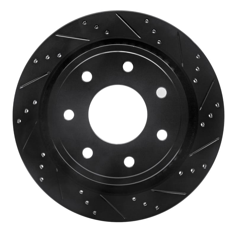 R1 Concepts — R1 12-14 Ford F-150 RWD Rear Right Drilled & Slotted Black Brake Rotor
R1 Brake Rotor Drill