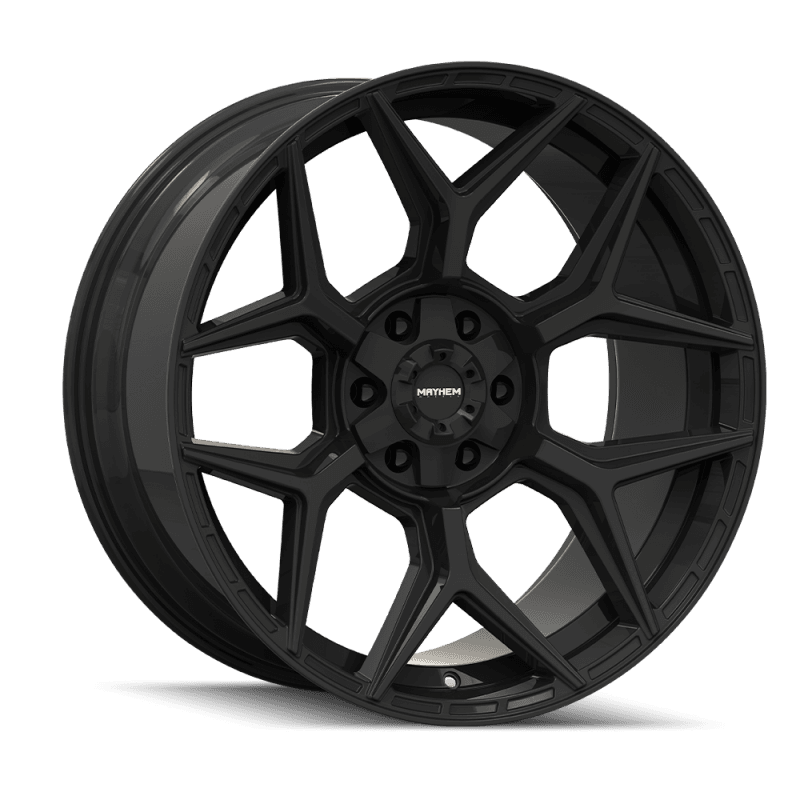 Mayhem — Mayhem Vanquish 8119 22X10 / 6x135/6x139.7 / -19mm Offset / 106.1mm Hub - Gloss Black
MAYHEM 8119