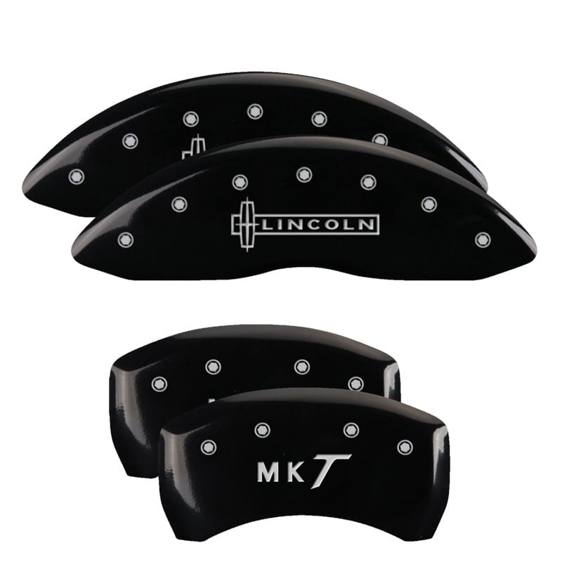 MGP — MGP 4 Caliper Covers Engraved Front Lincoln Engraved Rear MKT Black finish silver ch
Caliper Covers