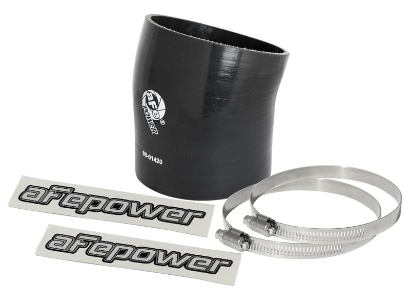 aFe — aFe Magnum FORCE Intake Coupling Kit (4-1/4 IN ID to 3-7/8 IN ID x 17 Deg.) Elbow Coupler - Black
Intake Coupling Kit