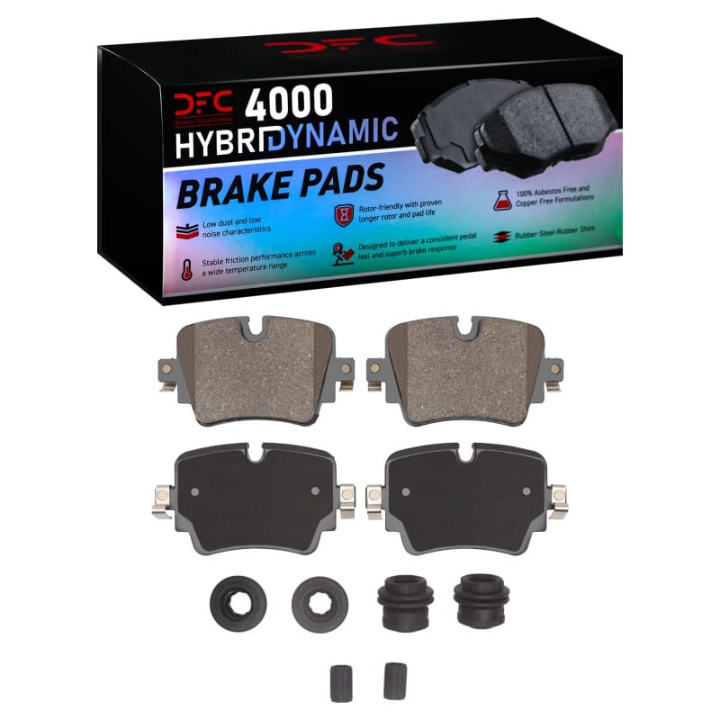 DFC — DFC 14-21 Jaguar F-Type Rear 4000 HybriDynamic Brake Pads and Hardware Kit
DFC Brake Pad Set