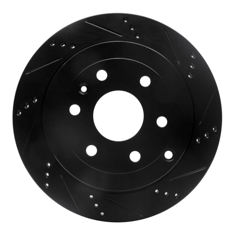 R1 Concepts — R1 07-17 Buick Enclave Rear Right Drilled & Slotted Black Brake Rotor
R1 Brake Rotor Drill
