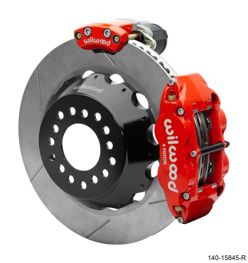 Wilwood — Wilwood Narrow Superlite 4R Rear P-Brk Kit 14.00in Rotor Big Ford New Style 2.50in Offset - Red
BRAKE KIT