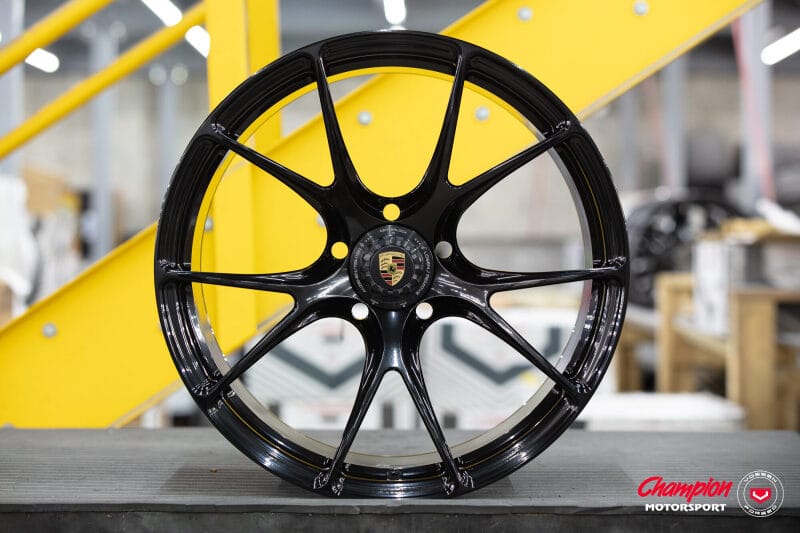 Vossen — Vossen X Champion RS74 21X12 / ET50 / Gloss Black Wheel / Centerlock / 911 Turbo 991 - Rear