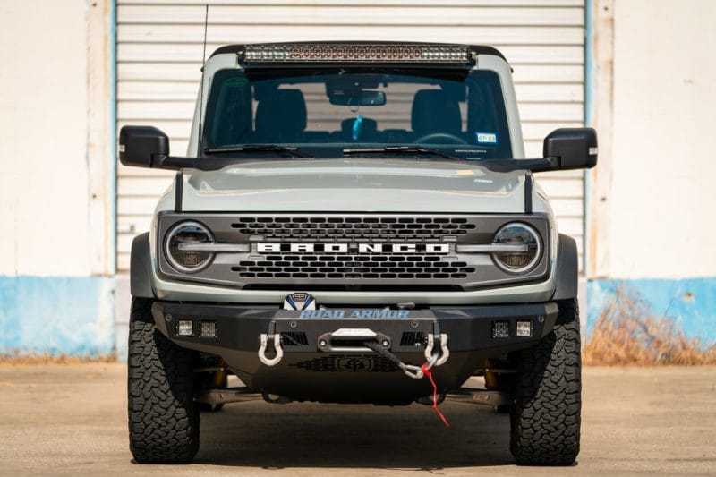 Road Armor — Road Armor 2021+ Ford Bronco Stealth Front Skid Plate - Tex Blk