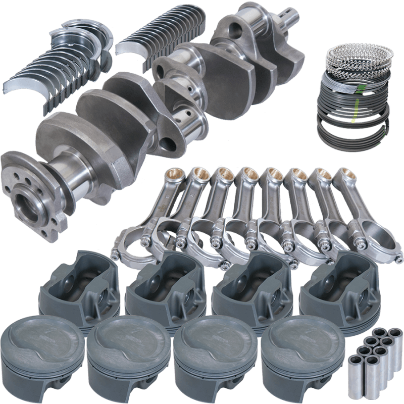 Eagle — Eagle Chevy 400 3.750in Crank 5.700in I-Beam Rods -20cc 4.165in Pistons Rotating Assembly
Street & Strip Assy