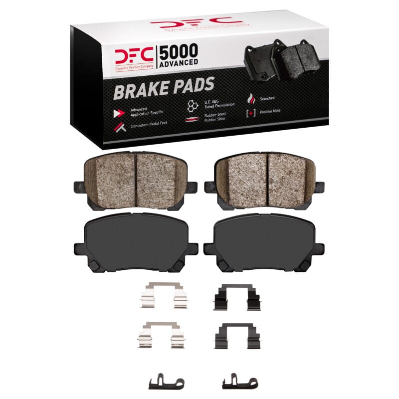 DFC — DFC 03-08 Pontiac Vibe Front 5000 Advanced Ceramic Brake Pads and Hardware Kit
DFC Brake Pad Set