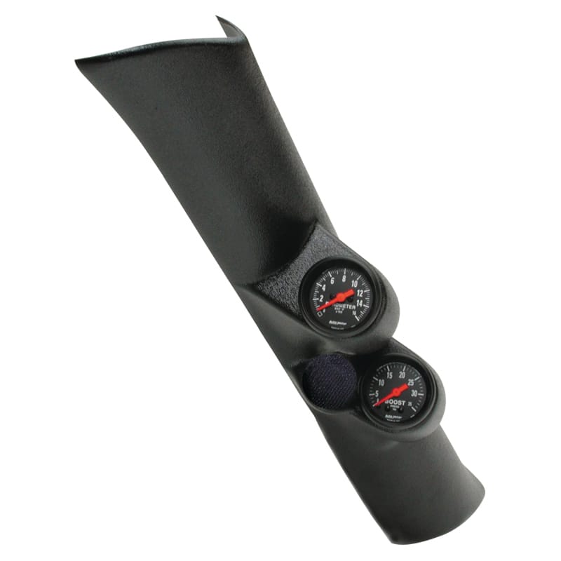 AutoMeter — AutoMeter Diesel Gauge Kit A-Pillar W/Spkr Ram 98-02 Boost/Egt 35PSI/1600 Deg. F Z Series
DODGE DSL DUAL GA KT