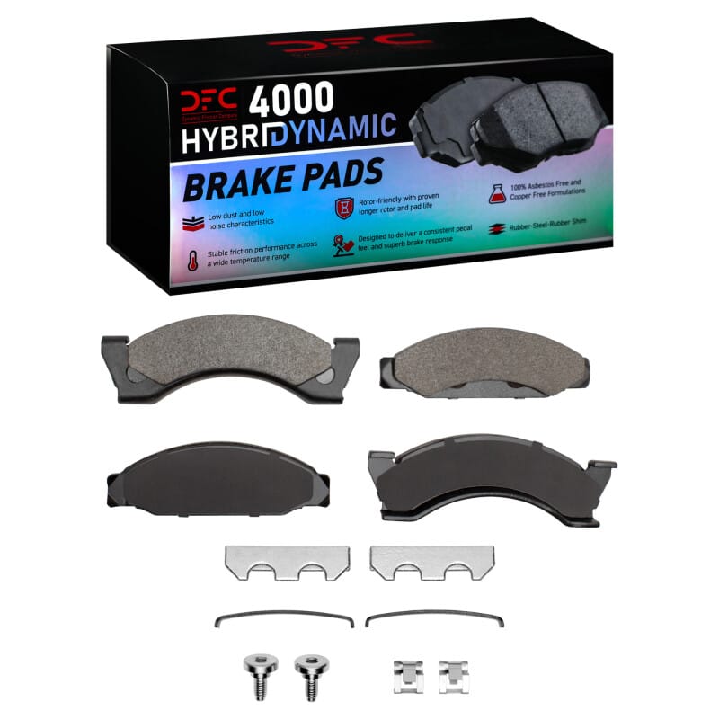 DFC — DFC 74-81 American Motors Gremlin Front 4000 HybriDynamic Brake Pads and Hardware Kit
DFC Brake Pad Set