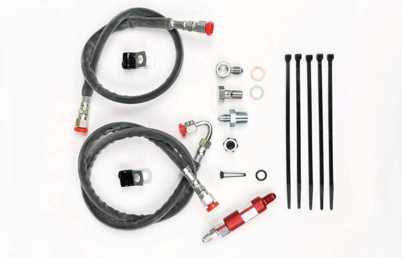 Forced Performance — Forced Performance Mitsubishi Evo 9 Journal Bearing to Filter Housing Oil Supply Line w/Filter