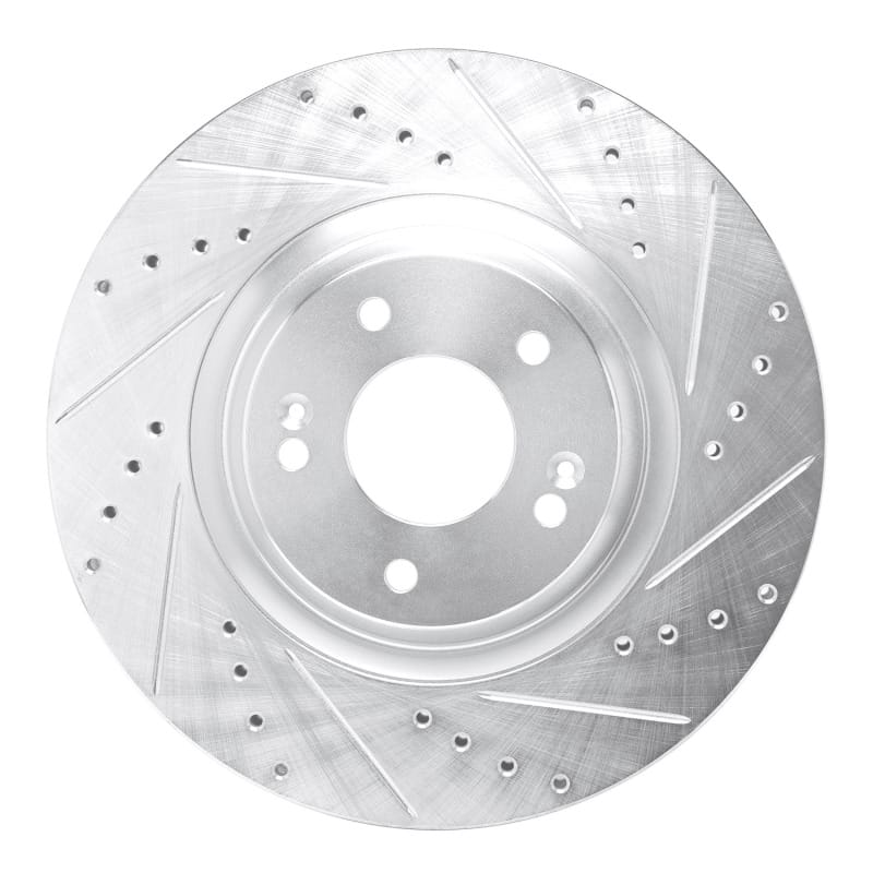 R1 Concepts — R1 19-22 Hyundai Veloster N Front Right Drilled & Slotted Silver Brake Rotor
R1 Brake Rotor Drill