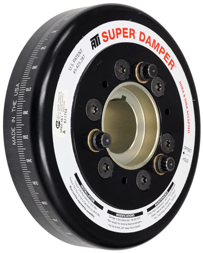 ATI — ATI Damper - 6.325in - Alum - Chevy BB - 3 Ring - Alum Hub