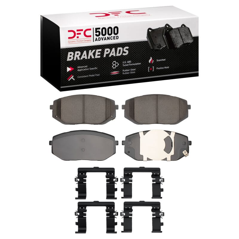 DFC — DFC 23-25 Genesis GV60 Front 5000 Advanced Ceramic Brake Pads and Hardware Kit
DFC Brake Pad Set