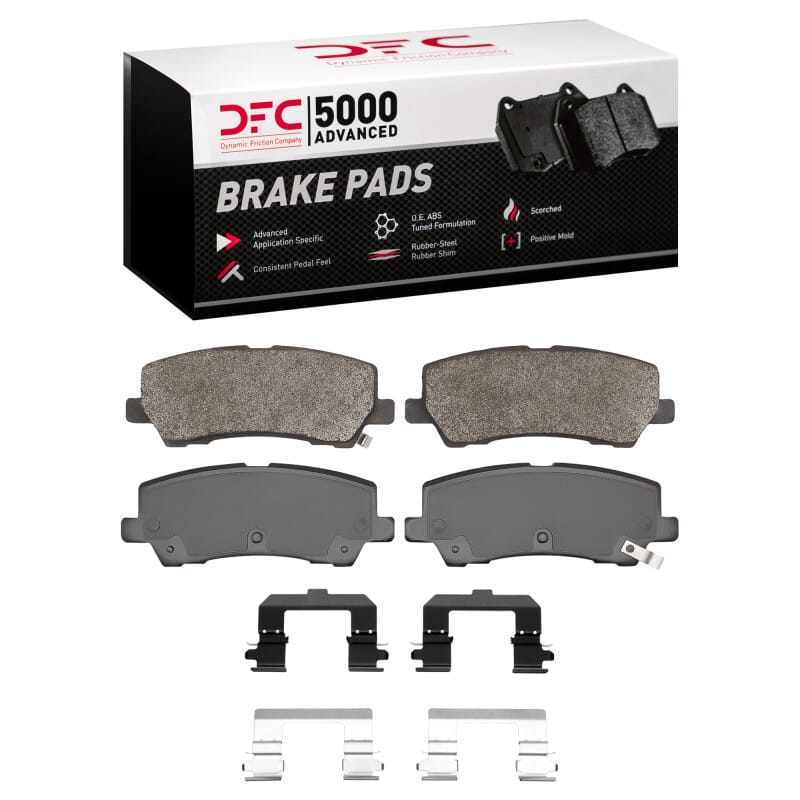 DFC — DFC 15-23 Ford Mustang Rear 5000 Advanced Semi Metallic Brake Pads and Hardware Kit
DFC Brake Pad Set
