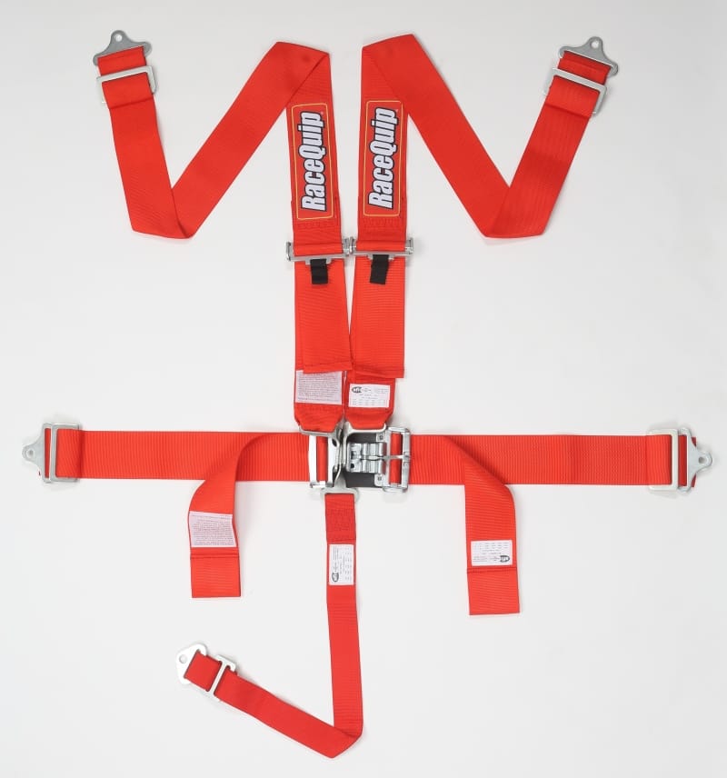 Racequip — RaceQuip Red L & L 5pt Seat Belt