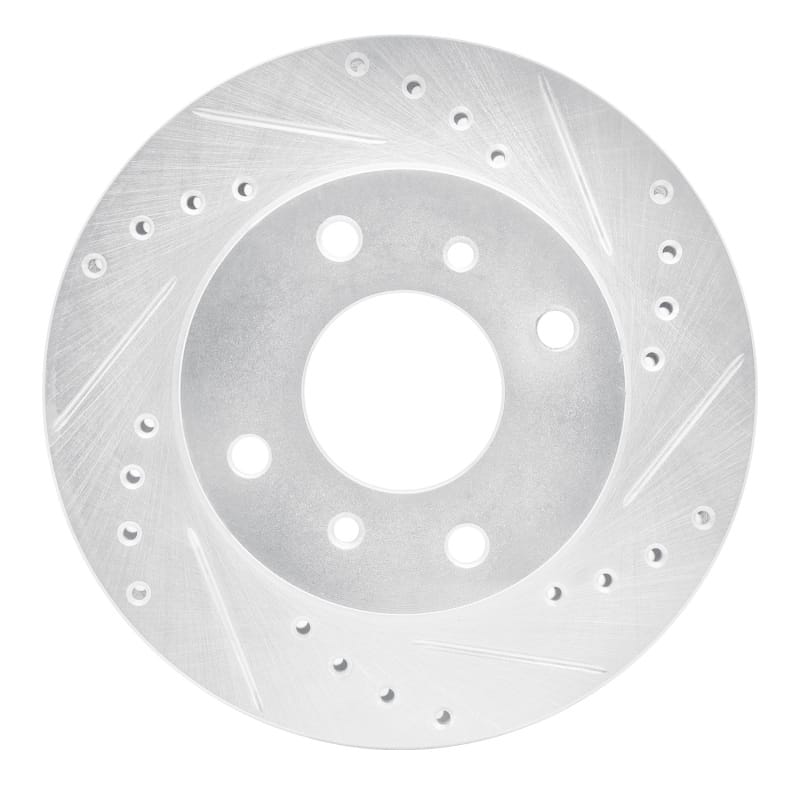 R1 Concepts — R1 89-13 Infiniti G20 Front Right Drilled & Slotted Silver Brake Rotor
R1 Brake Rotor Drill