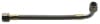 Fragola — Fragola -6AN Hose Assembly Straight x 90 Degree Steel Nut 12in