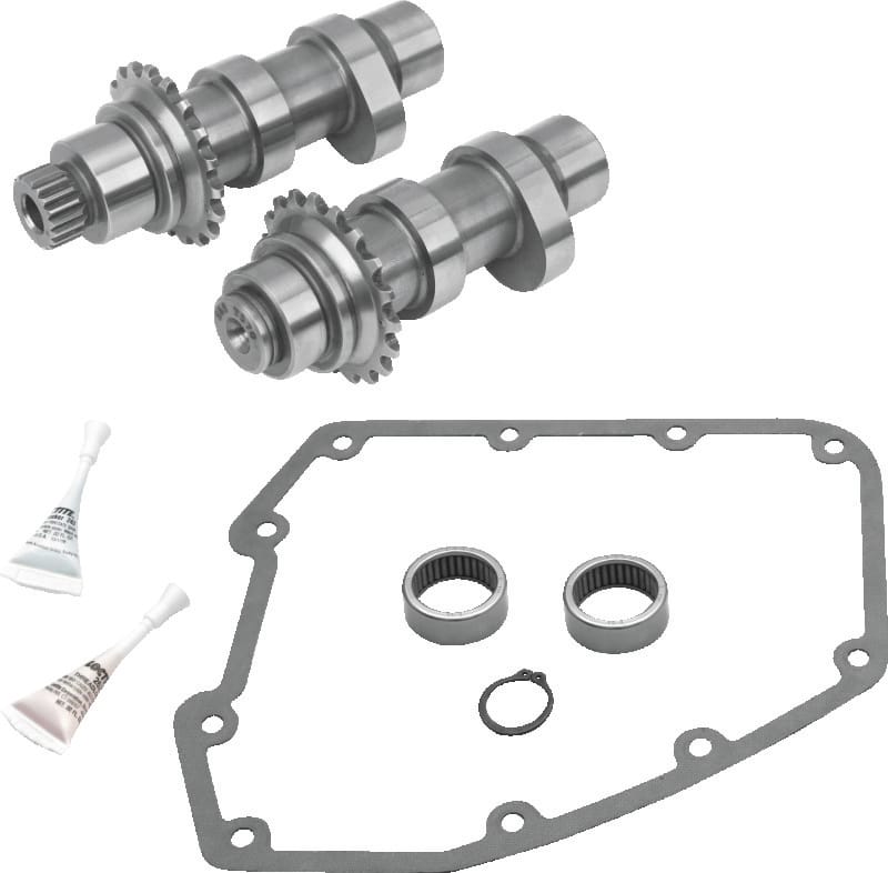 S&S Cycle — Type: 635C; Timing Open: Intake 19.5º/Exhaust 58.5º; Timing Closed: Intake 43.5º/Exhaust 37.5º; Duration at 0.053: Intake 243º/Exhaust 276º; Valve Lift : Intake 0.635"/Exhaust 0.635"; Lift at TDC: Intake 0.186"/Exhaust 0.284"