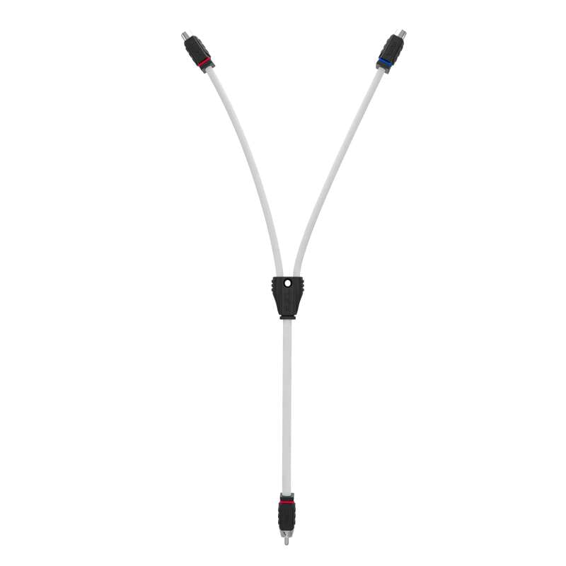 DS18 — DS18 Marine Grade Tinned Copper OFC RCA Wires 2 Female to 1 Male Splitter