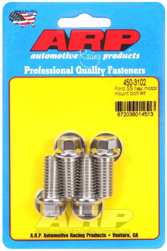 ARP — ARP Ford SS Hex Motor Mount Bolt Kit