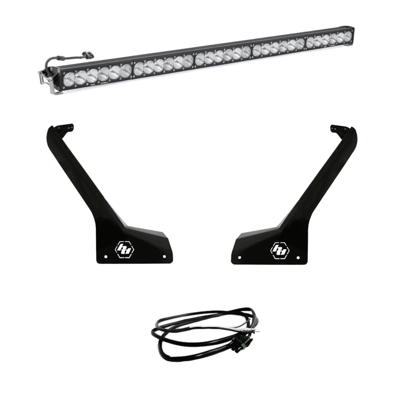 Baja Designs — Baja Designs 2018+ Jeep Wrangler JL/JT OnX6+ 50in Roof LED Light Bar Kit w/ Upfitter
