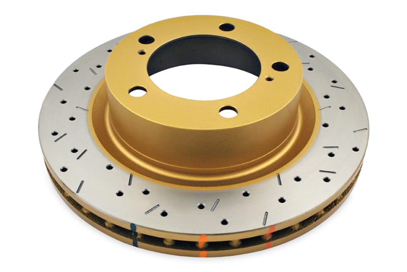 DBA — DBA 07+ Toyota Landcruiser 200 Series Front Drilled and Slotted 4000 Series Rotor
XS 4000 Series
Brake Rotor