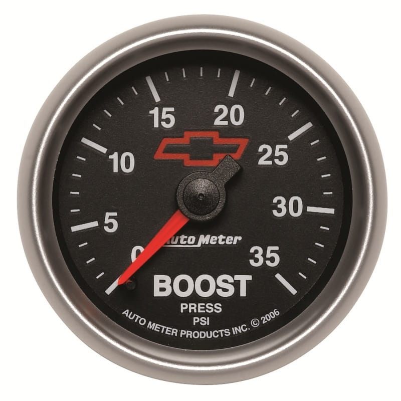 AutoMeter — Autometer GM Mechanical 52mm 0-35 PSI Boost Gauge
2-1/16" BOOST, 0-35