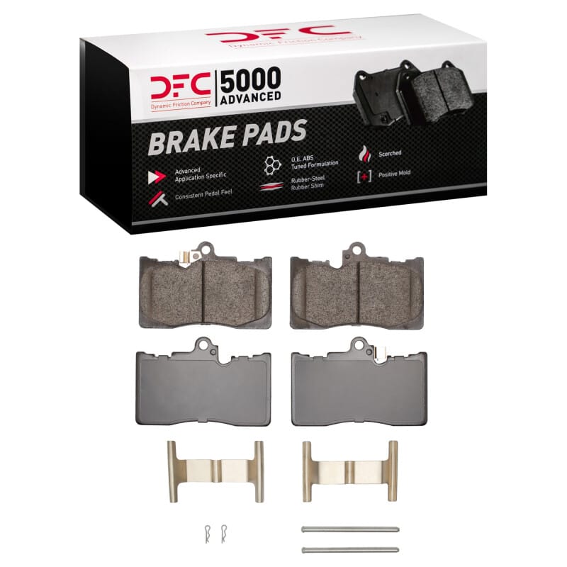 DFC — DFC 06-20 Lexus GS460 Front 5000 Advanced Low Metallic Brake Pads and Hardware Kit
DFC Brake Pad Set