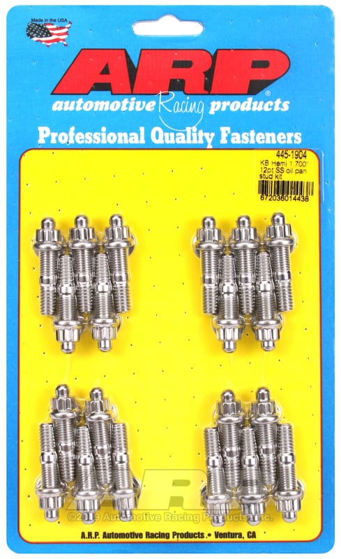ARP — ARP KB Hemi 1.700in SS 12pt Oil Pan Stud Kit