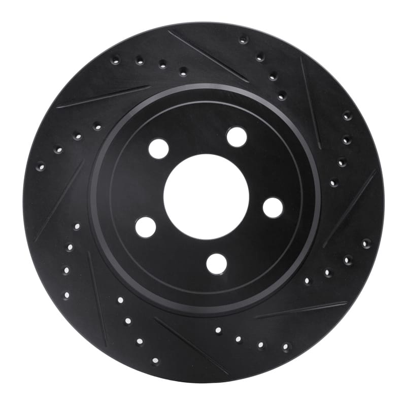 R1 Concepts — R1 05-23 Chrysler 300 Rear Right Drilled & Slotted Black Brake Rotor
R1 Brake Rotor Drill