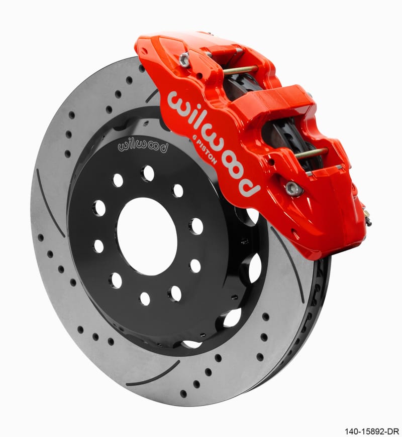 Wilwood — Wilwood 18-25 Jeep JL AERO6 Front Hat Kit 14.00 Red SRP w/Lines
BRAKE KIT