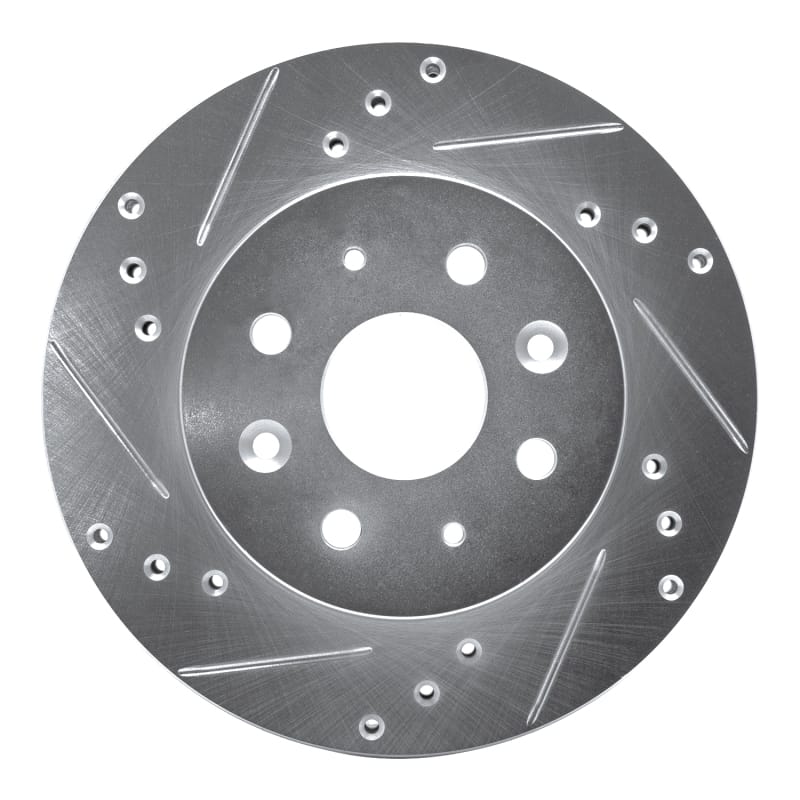 R1 Concepts — R1 03-05 Kia Rio Front Left Drilled & Slotted Silver Brake Rotor
R1 Brake Rotor Drill