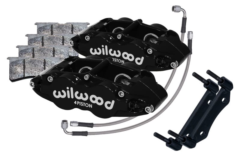 Wilwood — Wilwood 84-89 Porsche 911 Front Superlite Caliper Kit 3.5in MT - Black